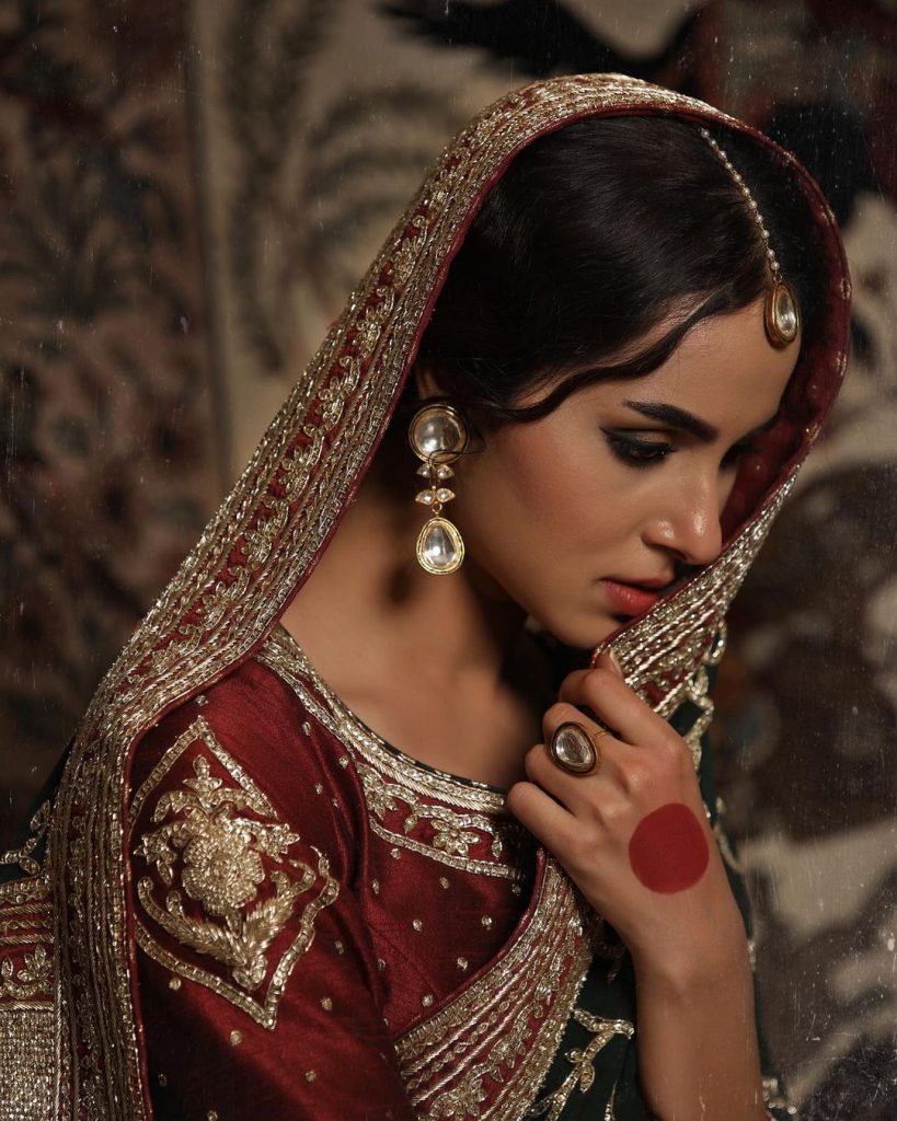 Nimra Khan Dolls Up As A Traditional Bride In Her Latest Shoot