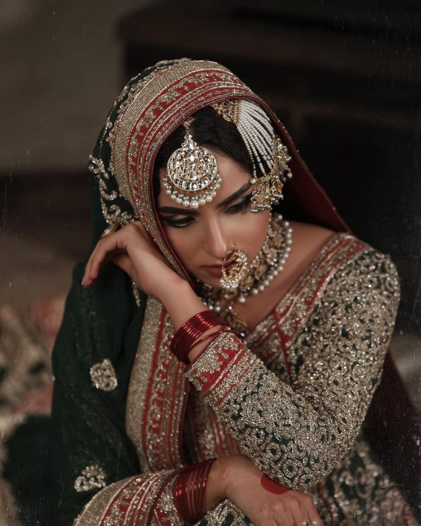 Nimra Khan Dolls Up As A Traditional Bride In Her Latest Shoot