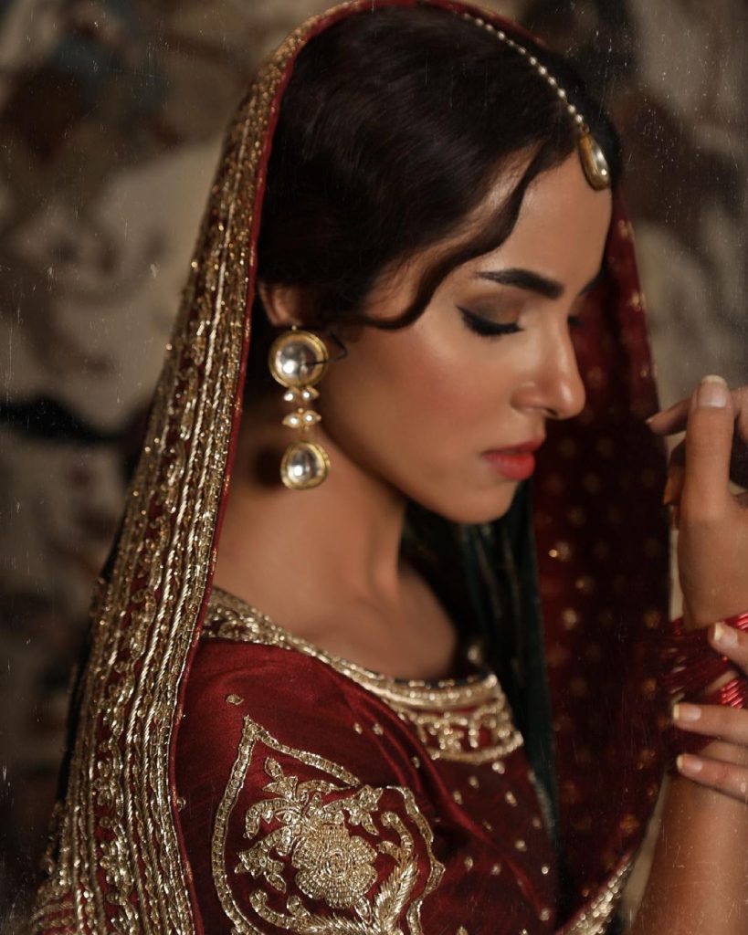 Nimra Khan Dolls Up As A Traditional Bride In Her Latest Shoot