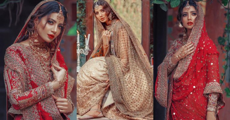 Rabia Butt Stuns In Her Recent Shoot  For HSY