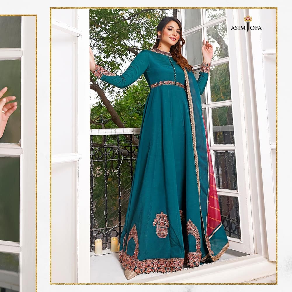 Asim Jofa's Latest Pret Collection 2021 Featuring Ramsha Khan