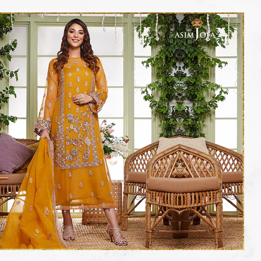 Asim Jofa's Latest Pret Collection 2021 Featuring Ramsha Khan