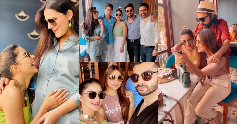 Saboor Aly Enjoying Brunch With Her Close Friends