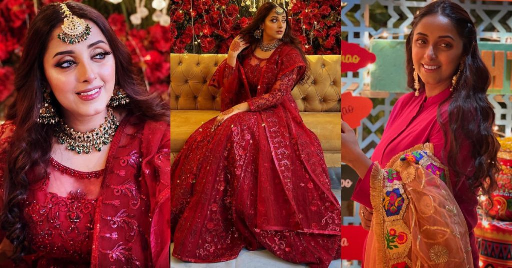 Sanam Chaudhry Looking Marvelous At A Family Wedding