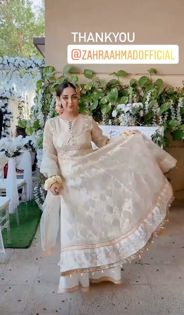 Sanam Chauhdry Looked Regal At A Recent Nikkah Ceremony