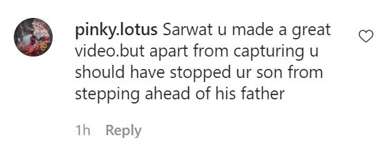 Public Reaction On A Recent Video Shared By Sarwat Gilani