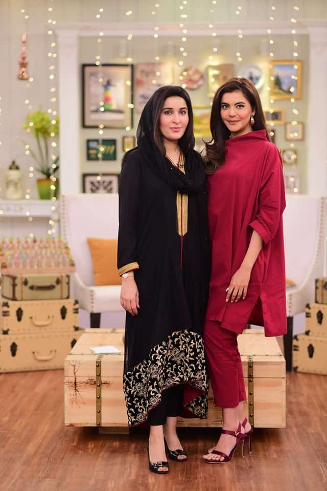 Nida Yasir and Shaista Lodhi Eid Play BTS Pictures