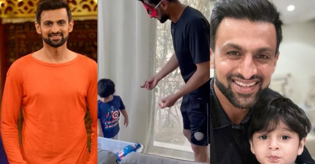 Shoaib Malik Talks About Spending Time With Son Izhan Mirza Malik