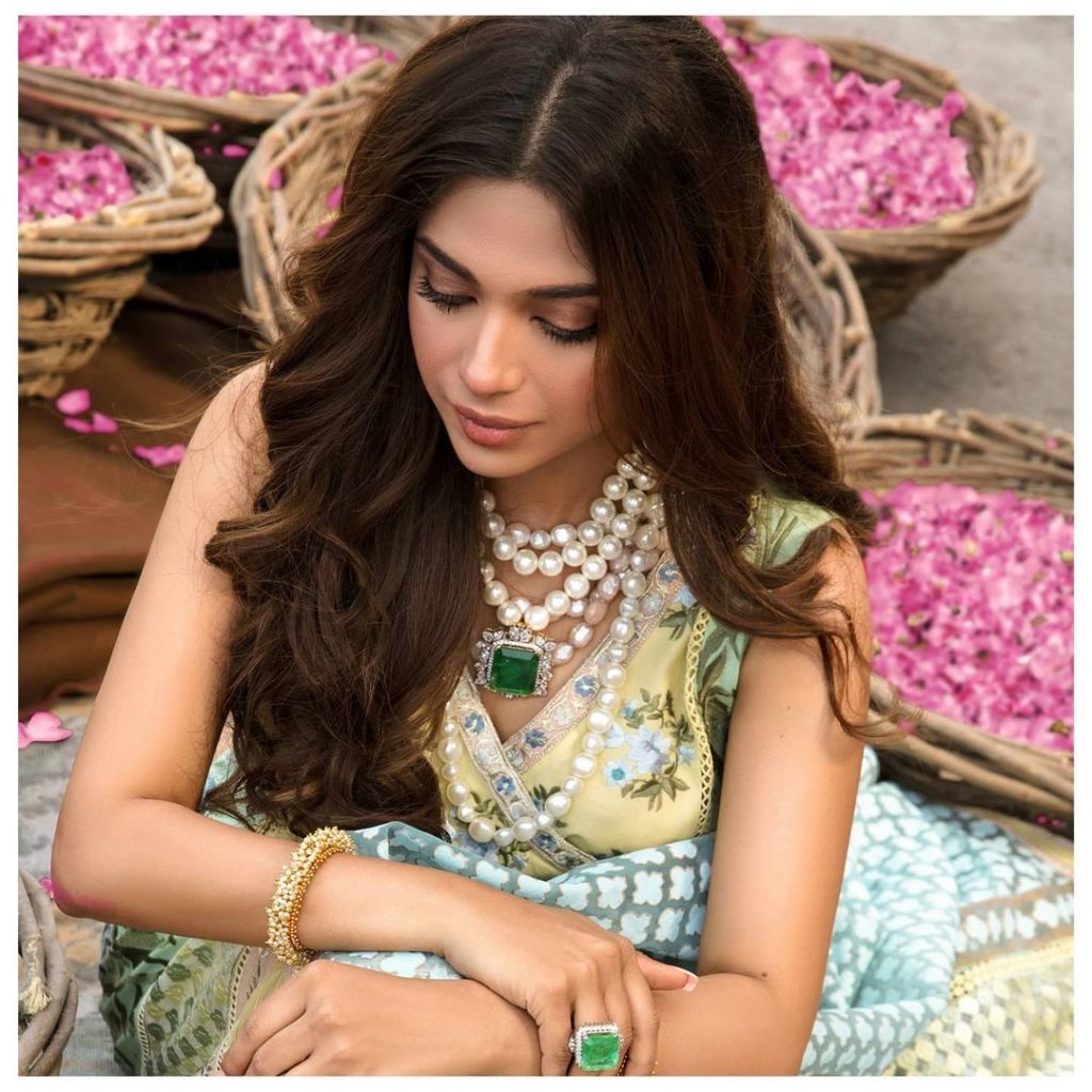 Crimson Luxury Lawn by Saira Shakira Featuring Sonya Hussyn