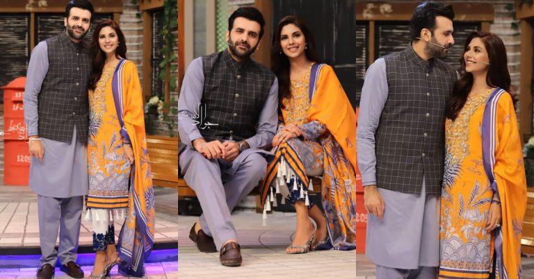 Sunita  Marshall And Hassan Ahmed-Couple Pictures From Jeeeway Pakistan