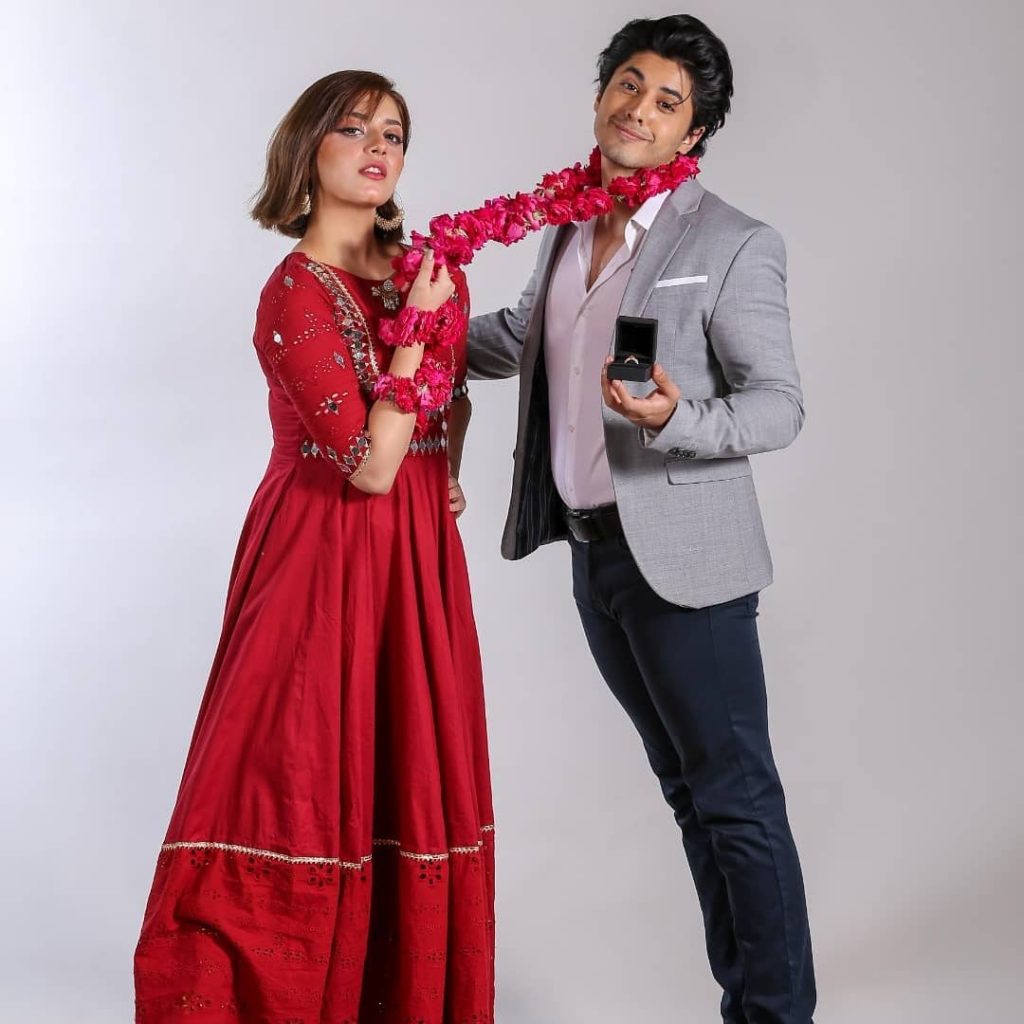 Alizeh Shah And Danyal Zafar's Promo Shoot For Tanaa Banaa