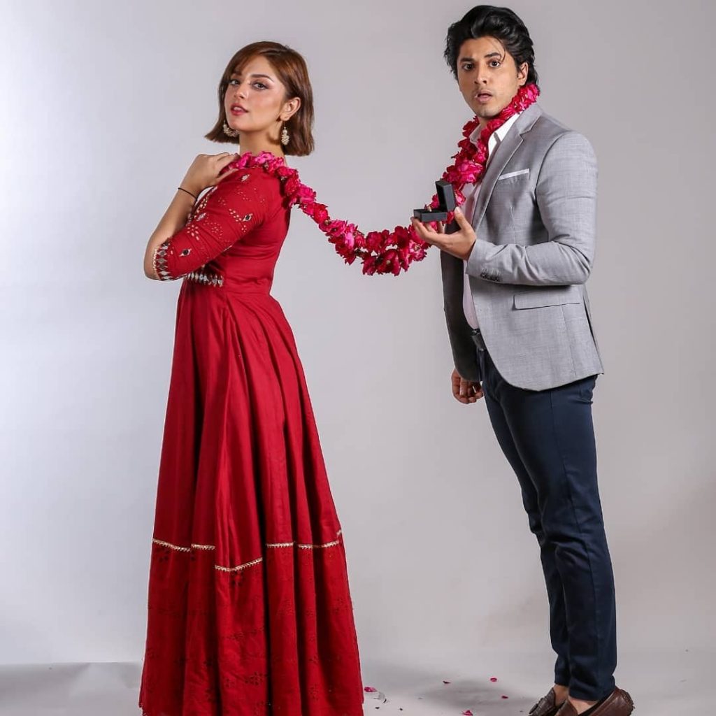 Alizeh Shah And Danyal Zafar's Promo Shoot For Tanaa Banaa