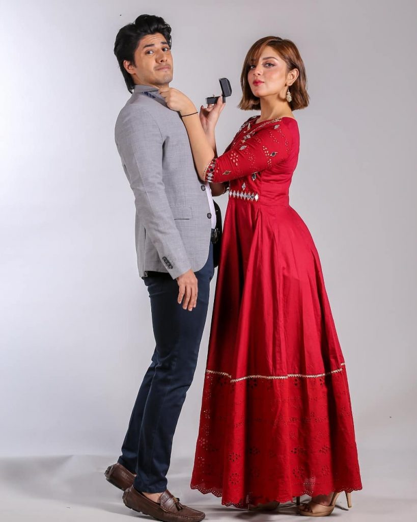 Alizeh Shah And Danyal Zafar's Promo Shoot For Tanaa Banaa