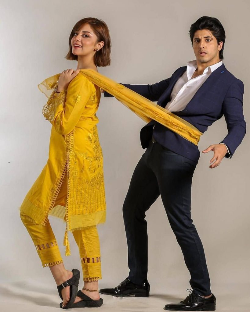 Alizeh Shah And Danyal Zafar's Promo Shoot For Tanaa Banaa