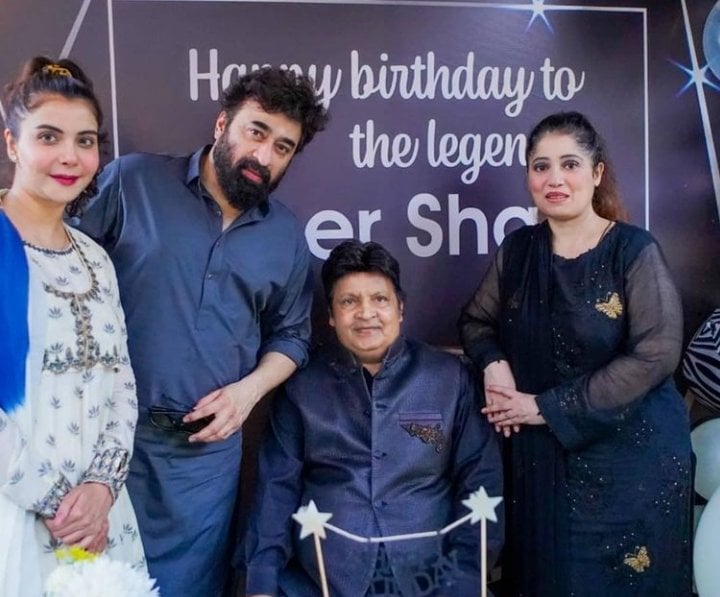 Umer Sharif's Birthday Party Hosted By Nida And Yasir At Their Restaurant