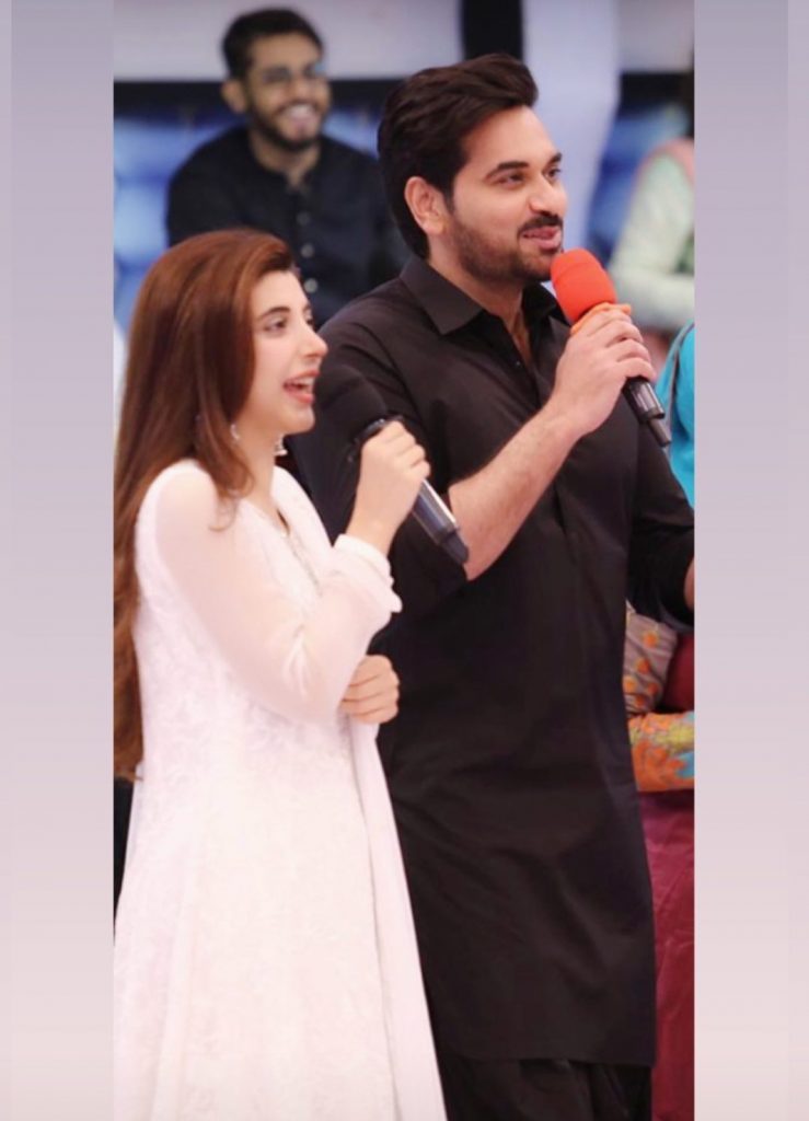 Urwa Hocane and Ali Rehman Khan Spotted At Jeeto Pakistan- JPL