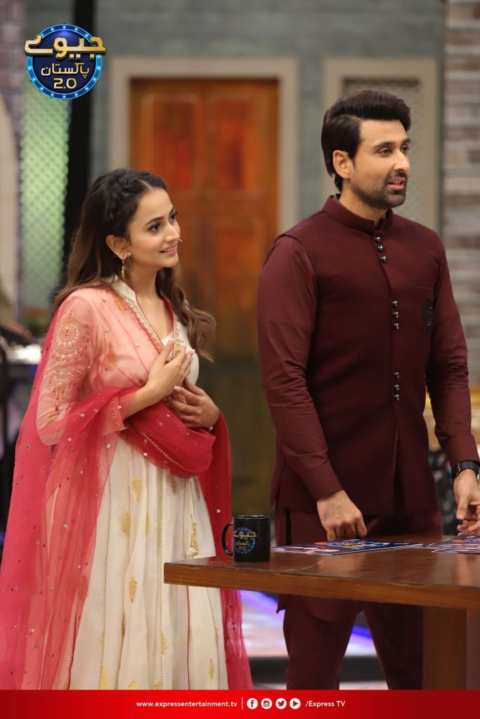 Zarnish Khan And Sami Khan Pictures From Jeeway Pakistan