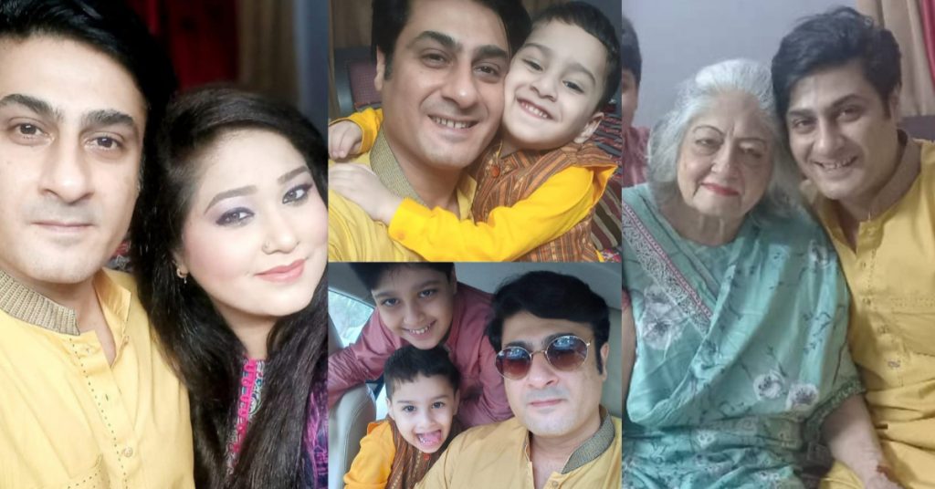 Kamran Jilani Eid Pictures with Family