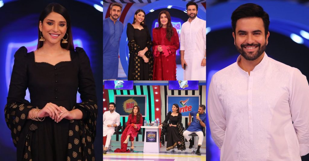 Beautiful Clicks Of Ramsha Khan And Junaid Khan From The Set Of JPL