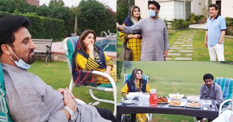 Anchor Mubashar Luqman Hosted A Iftar Dinner For Sahiba and Rambo