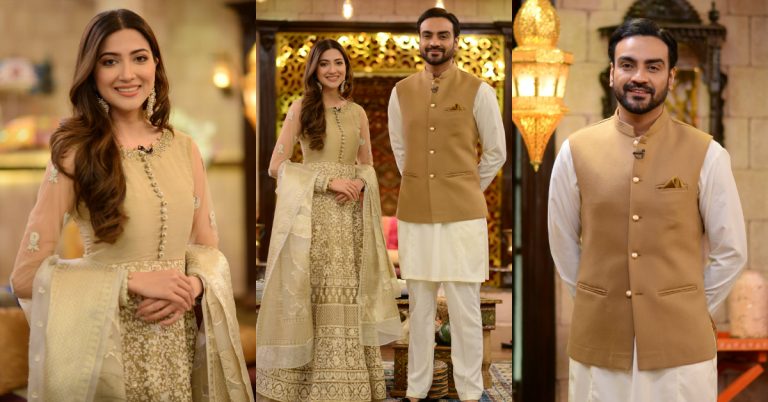 Chupke Chupke Stars Aymen Saleem And Arsalan Naseer At Shan-e-Suhoor