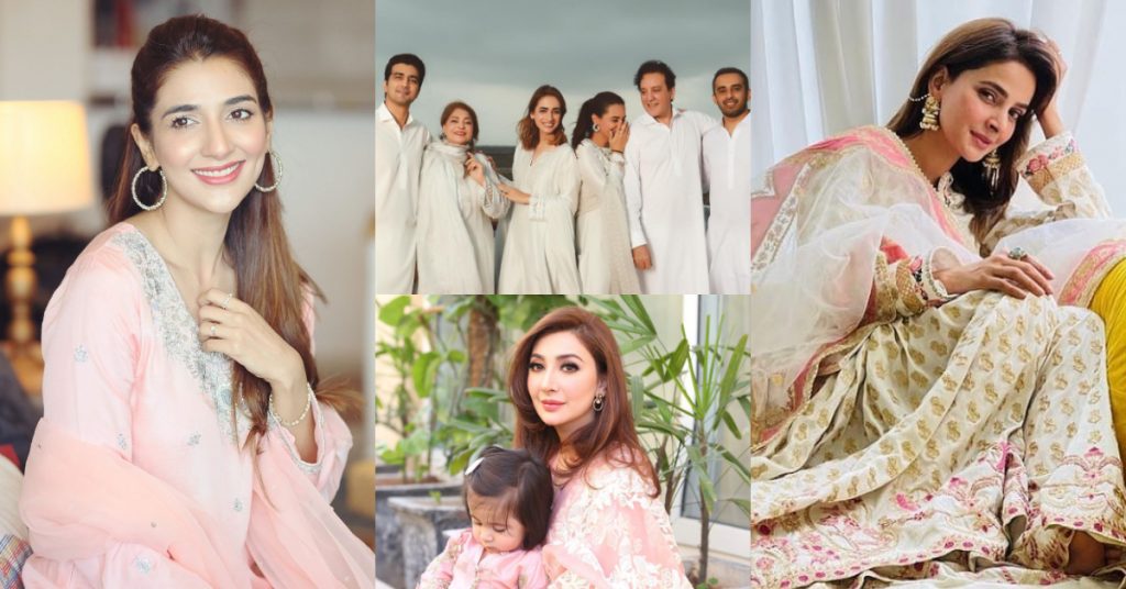 Pakistani Celebrities Pictures From Eid-ul-Fitr 2021 – Day1