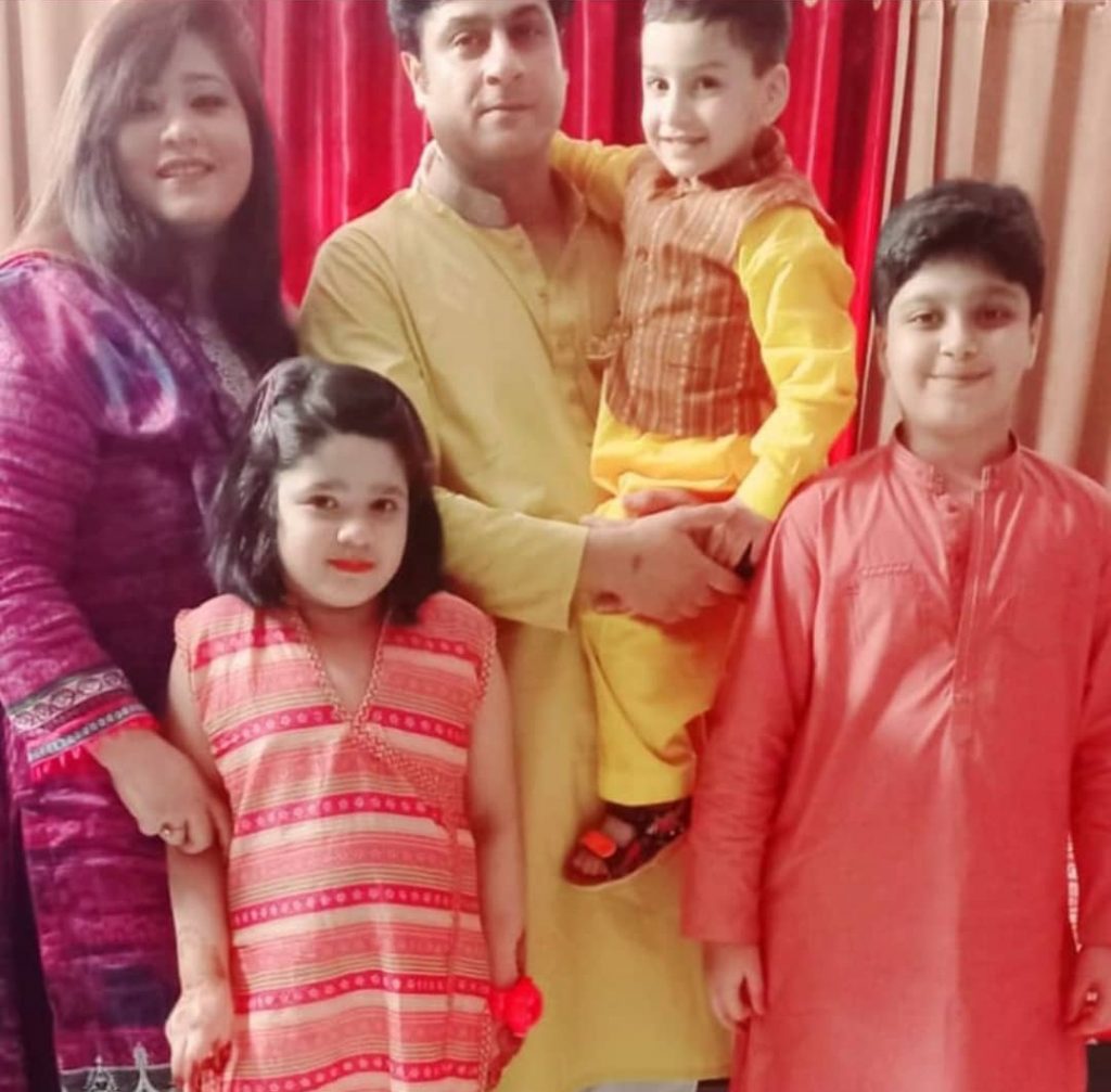 Kamran Jilani Eid Pictures with Family