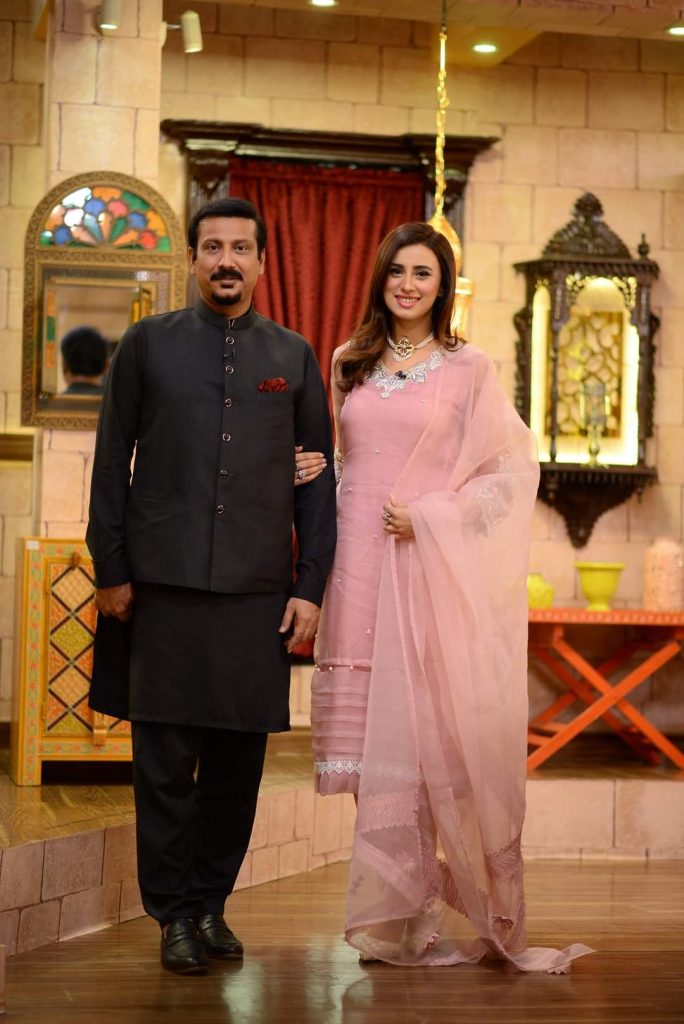 Sharmila Farooqi & Hasham Riaz , Madiha Naqvi & Faisal Sabzwari Pictures from GMP Shan-e-Suhoor