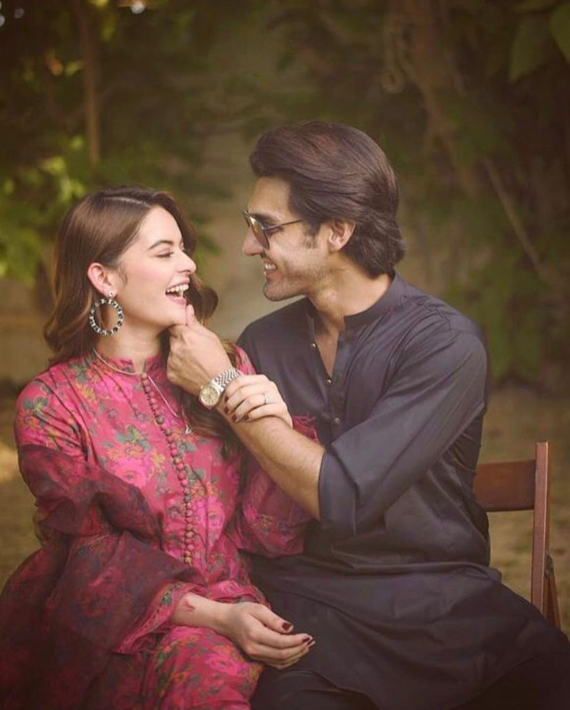 Minal Khan And Ahsan Mohsin Ikram Faces Criticism On Their Recent Pictures