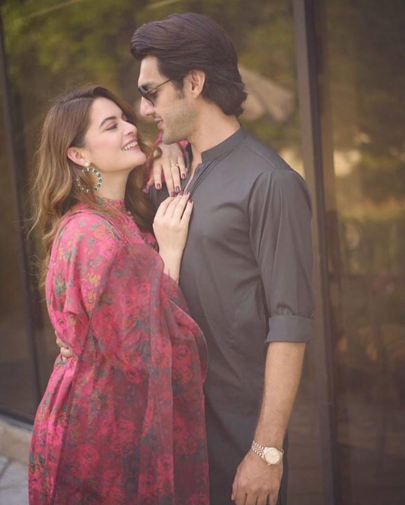 Minal Khan And Ahsan Mohsin Ikram Faces Criticism On Their Recent Pictures