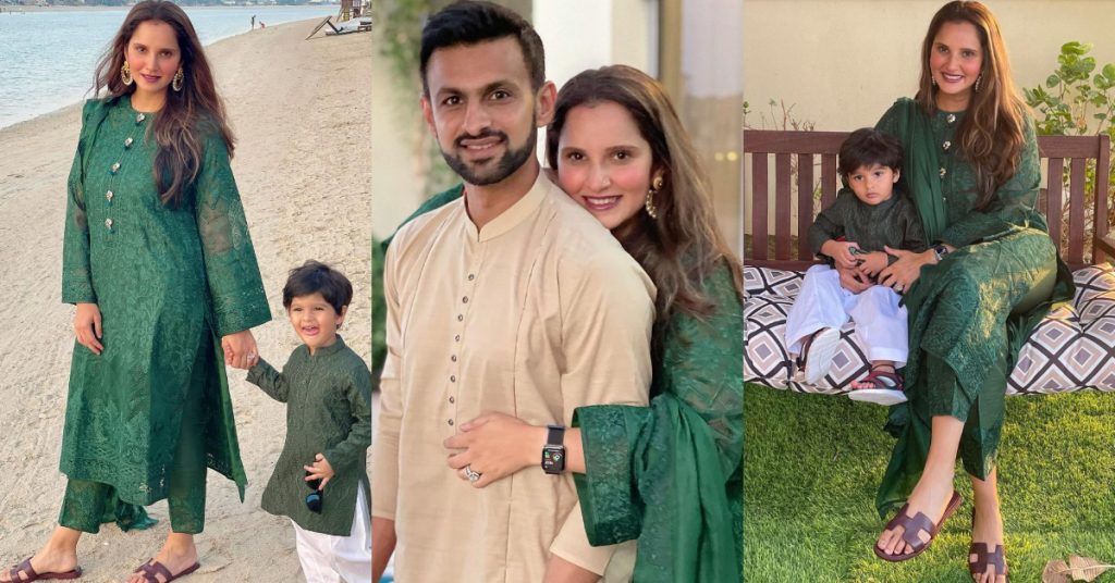 Shoaib Malik Celebrated Eid-ul-Fitar With Wife Sania Mirza In Dubai