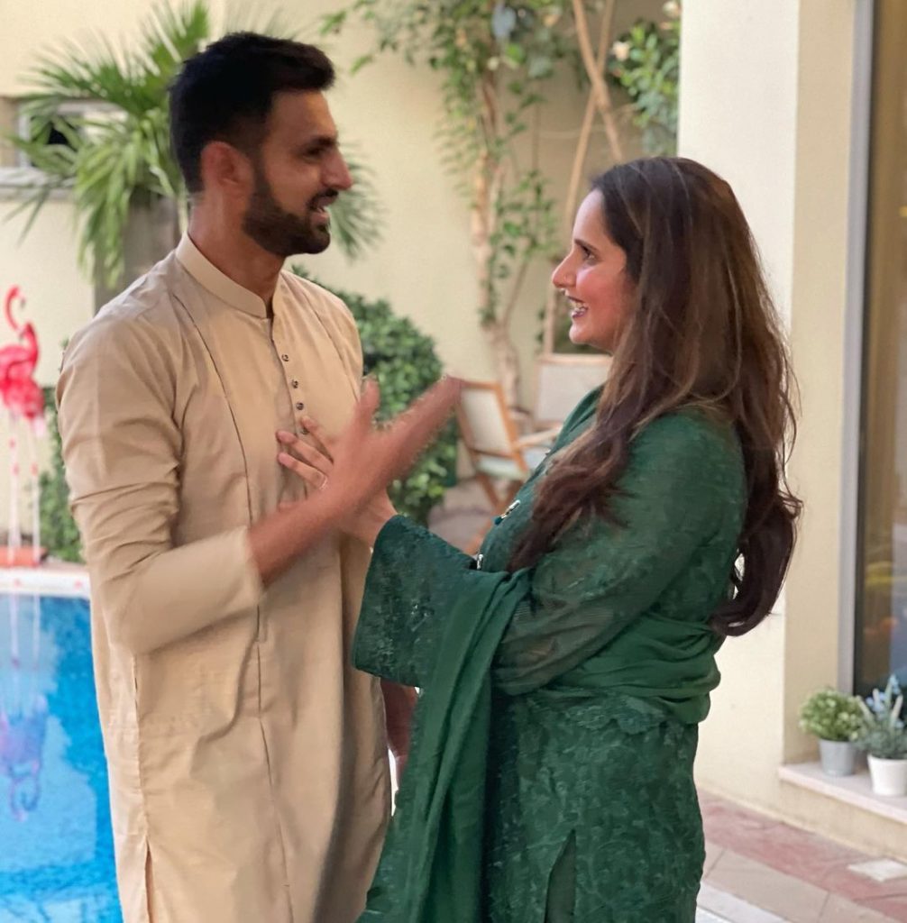 Shoaib Malik Celebrated Eid-ul-Fitar With Wife Sania Mirza In Dubai