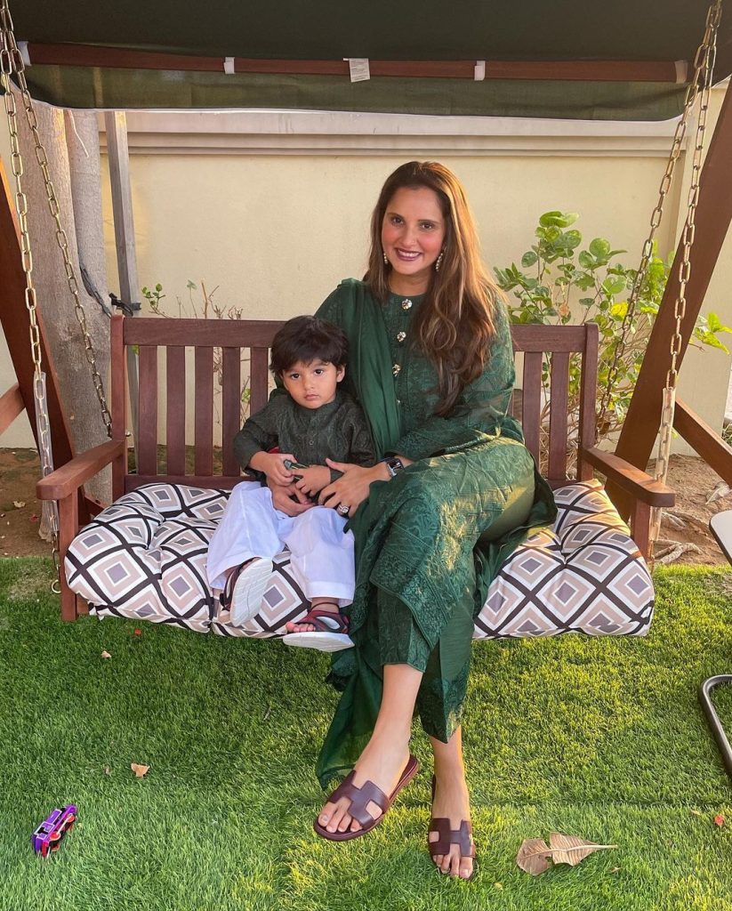 Shoaib Malik Celebrated Eid-ul-Fitar With Wife Sania Mirza In Dubai