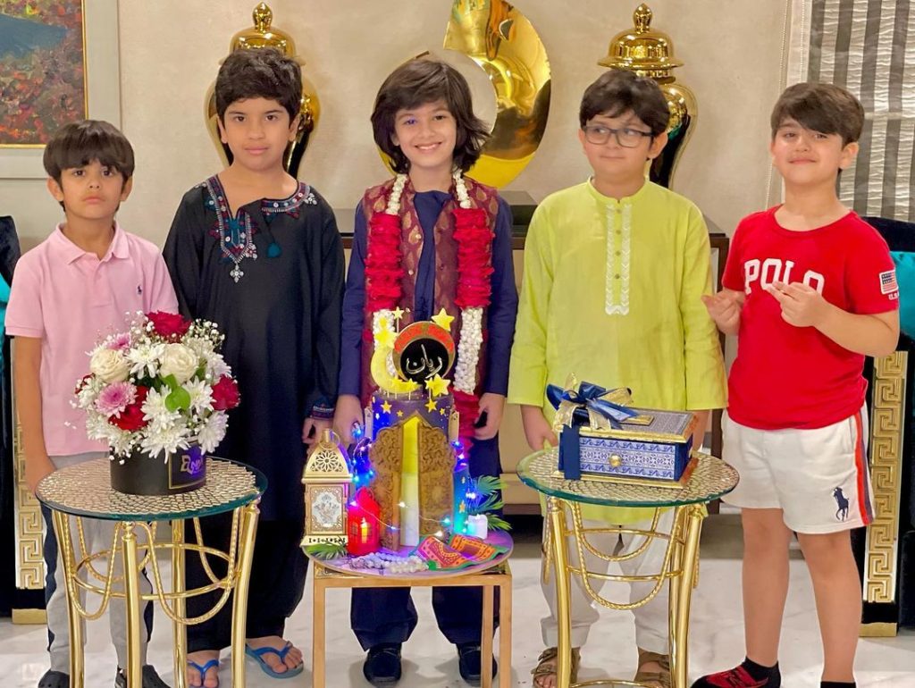 Abdullah Kadwani Shared Adorable Picture From His Son's First Roza