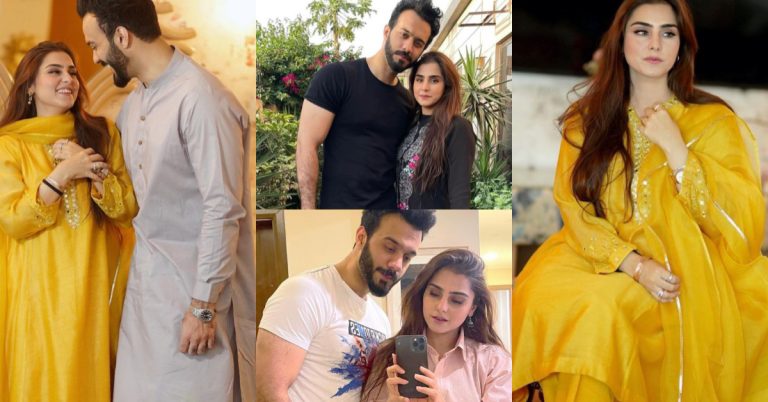 Aima Baig Sister Komal Baig Pictures With Husband
