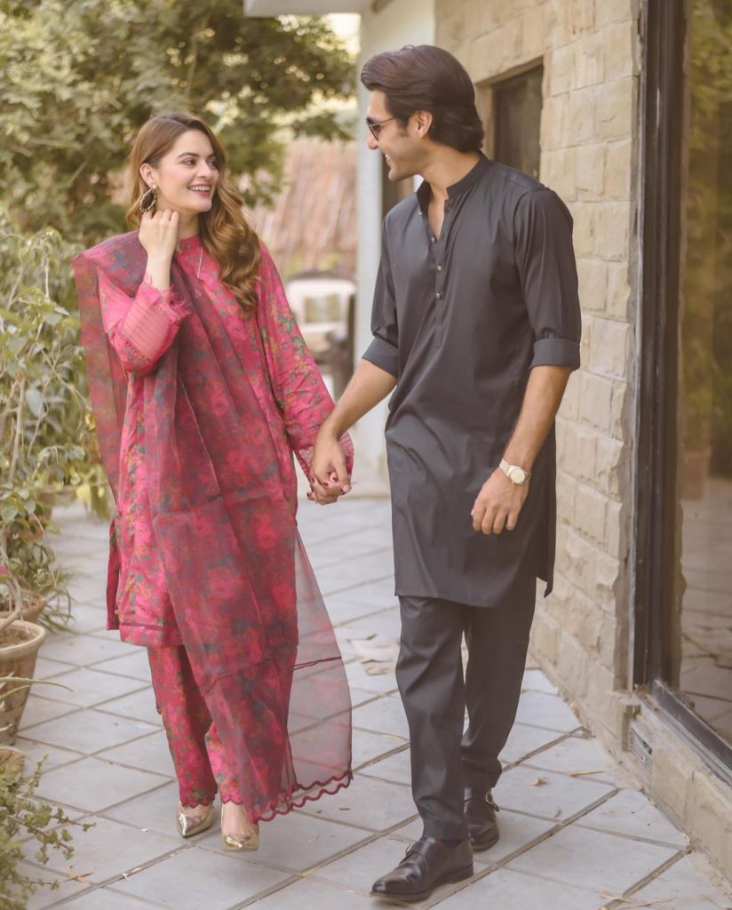 Aiman Khan Has A Request For Ahsan Mohsin Ikram