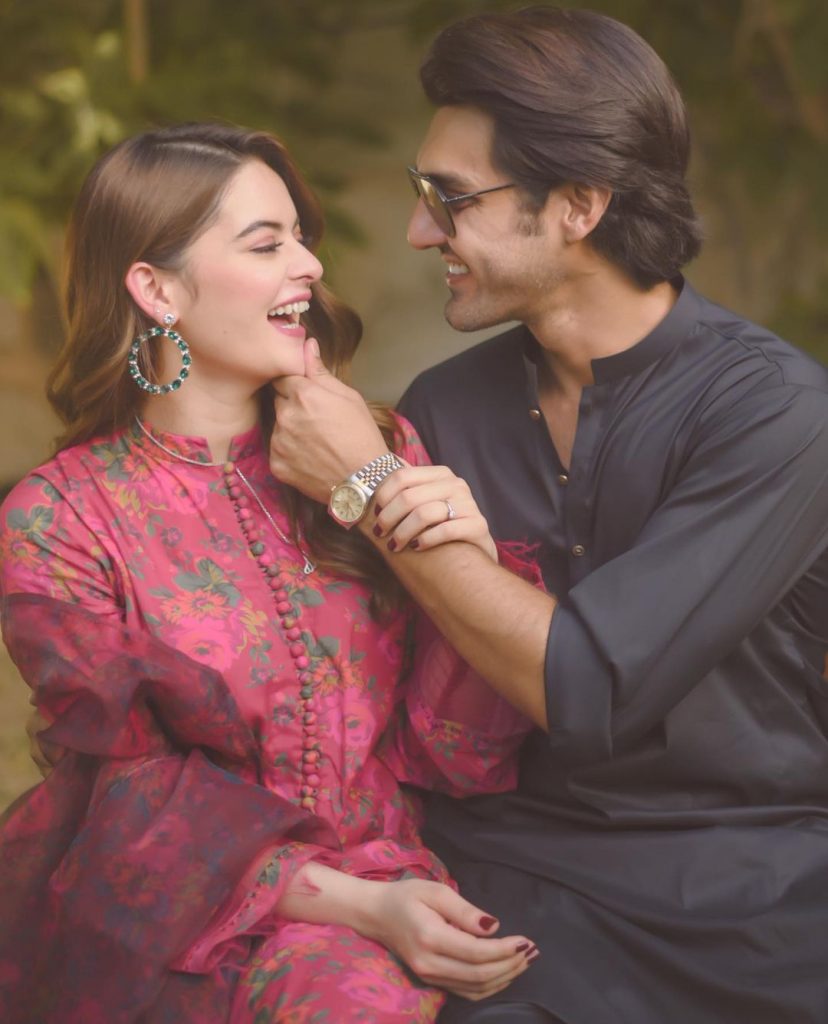 Aiman Khan Has A Request For Ahsan Mohsin Ikram