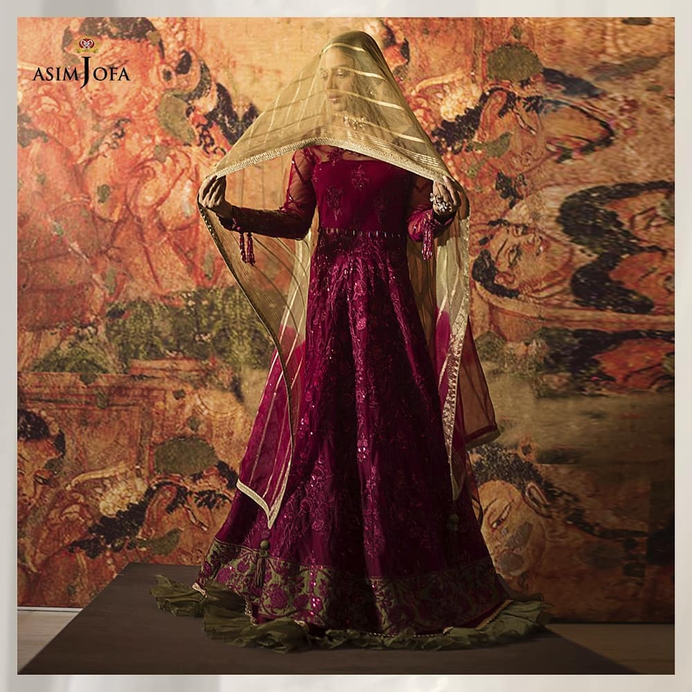 Asim Jofa's Latest Chiffon Collection Featuring Sonya Hussyn And Dur-e-Fishan