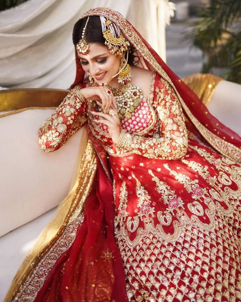 Ayeza Khan Flaunts Elegance In Her Latest Bridal Shoot