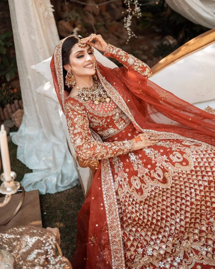 Ayeza Khan Flaunts Elegance In Her Latest Bridal Shoot