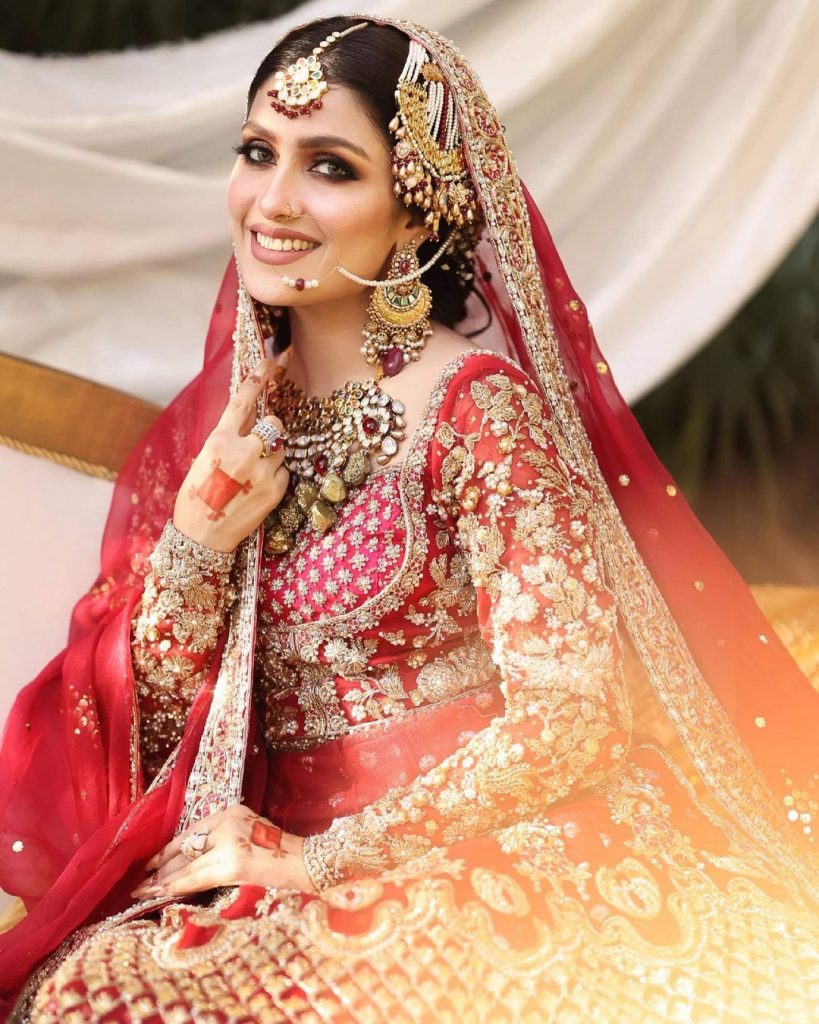 Ayeza Khan Flaunts Elegance In Her Latest Bridal Shoot