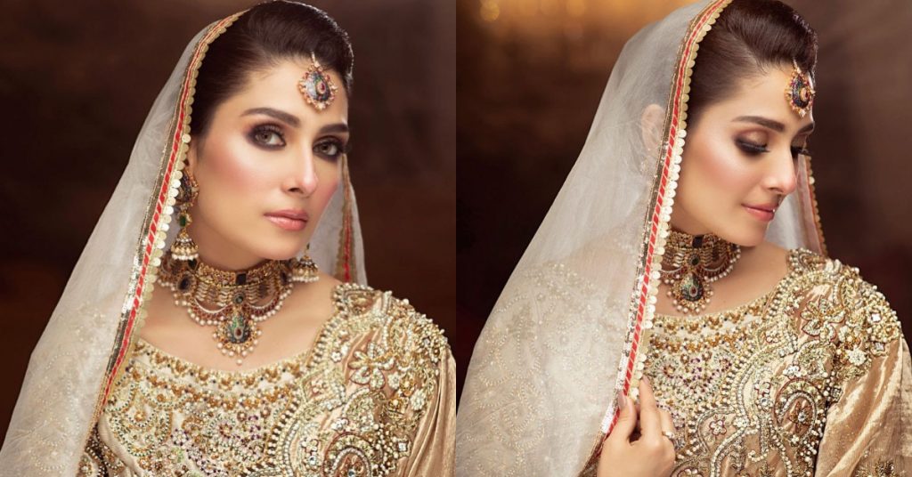 Ali Xeeshan Bridal Photoshoot Featuring Ayeza Khan