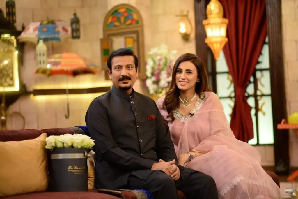 Sharmila Farooqi & Hasham Riaz , Madiha Naqvi & Faisal Sabzwari Pictures from GMP Shan-e-Suhoor