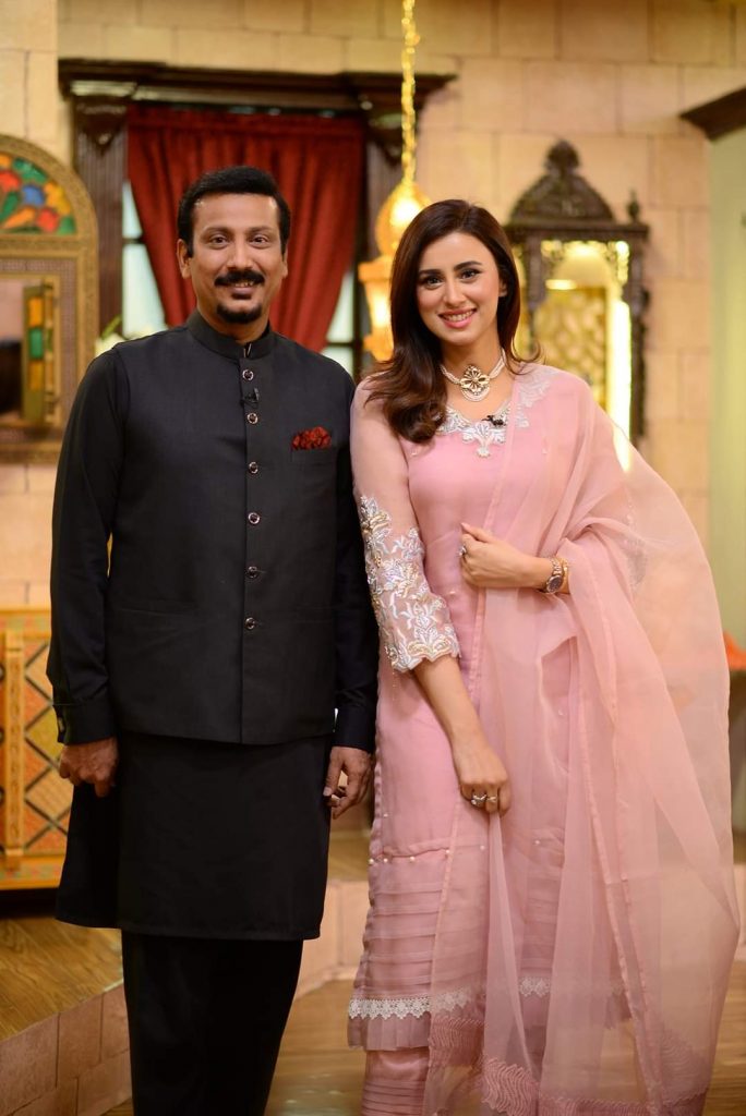 Sharmila Farooqi & Hasham Riaz , Madiha Naqvi & Faisal Sabzwari Pictures from GMP Shan-e-Suhoor