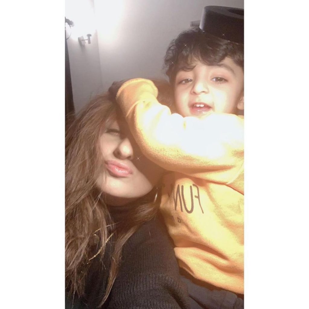 Fatima Sohail With Her Son Mehmat Haider - Latest Pictures