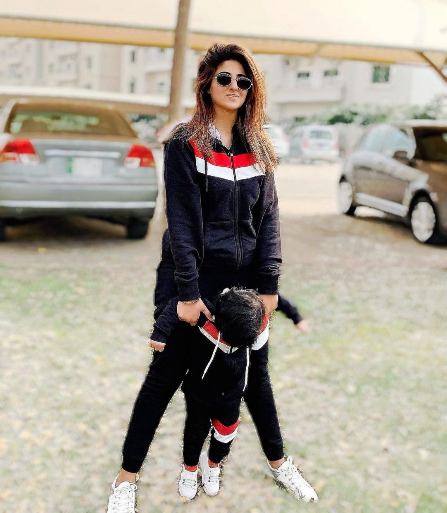 Fatima Sohail With Her Son Mehmat Haider - Latest Pictures