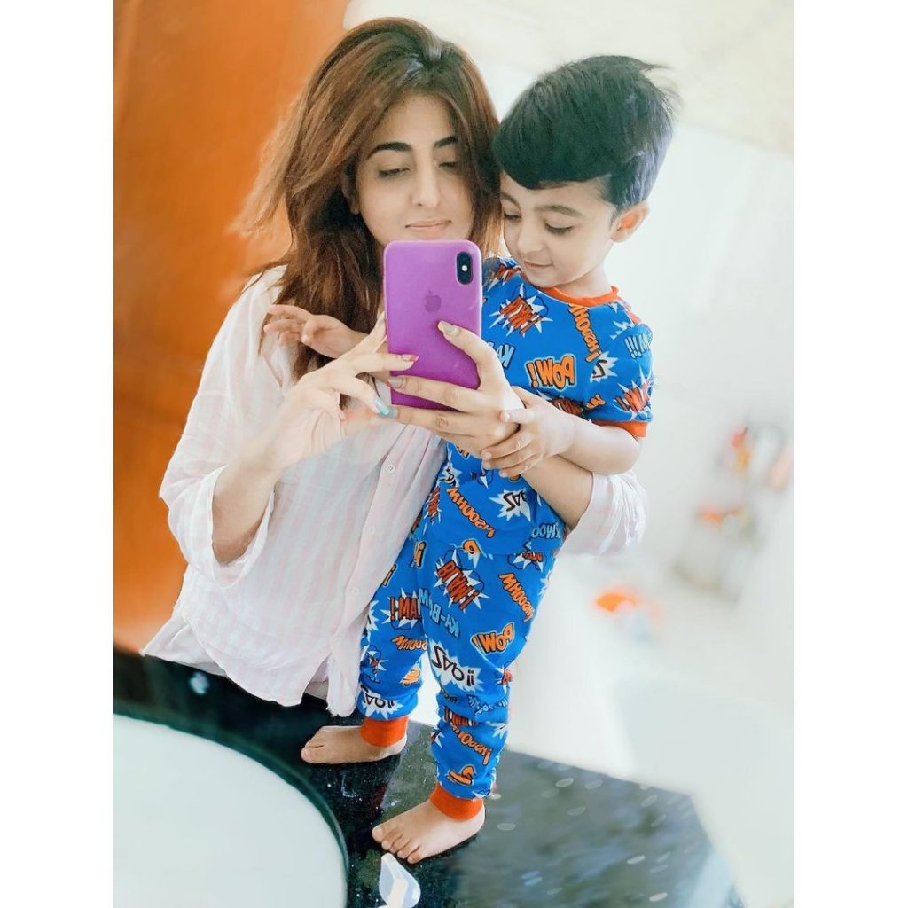 Fatima Sohail With Her Son Mehmat Haider - Latest Pictures