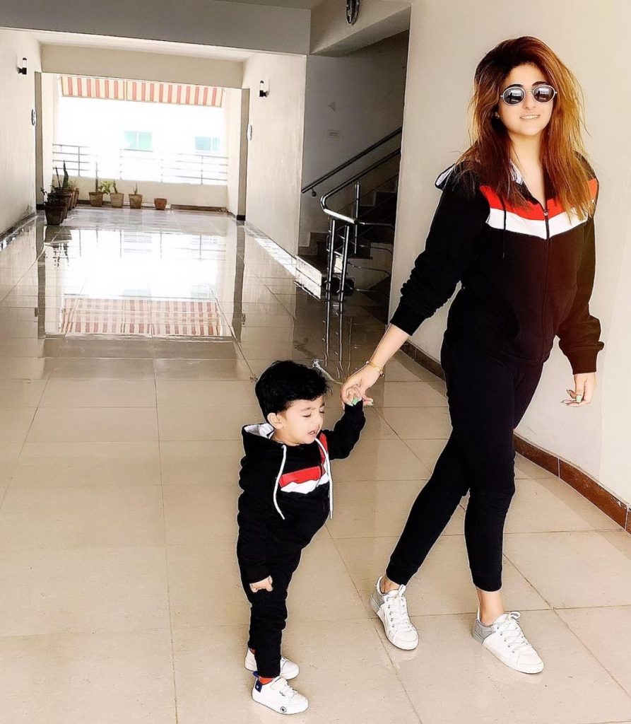 Fatima Sohail With Her Son Mehmat Haider - Latest Pictures