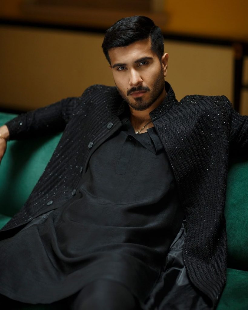 Faiza Saqlain's First Ever Men's Collection Featuring Feroze Khan