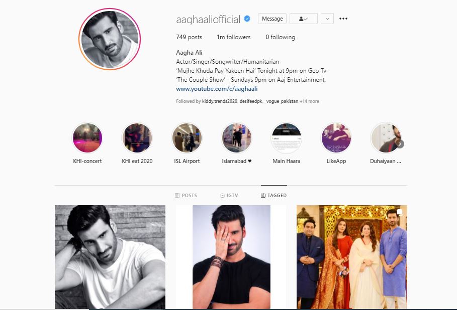 Hina Altaf And Agha Ali Unfollowed Each Other On Instagram